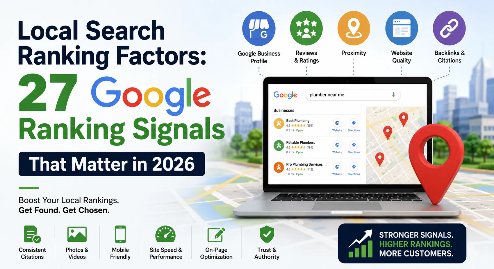Local Search Ranking Factors: 27 Google Ranking Signals That Matter in 2026 featured image