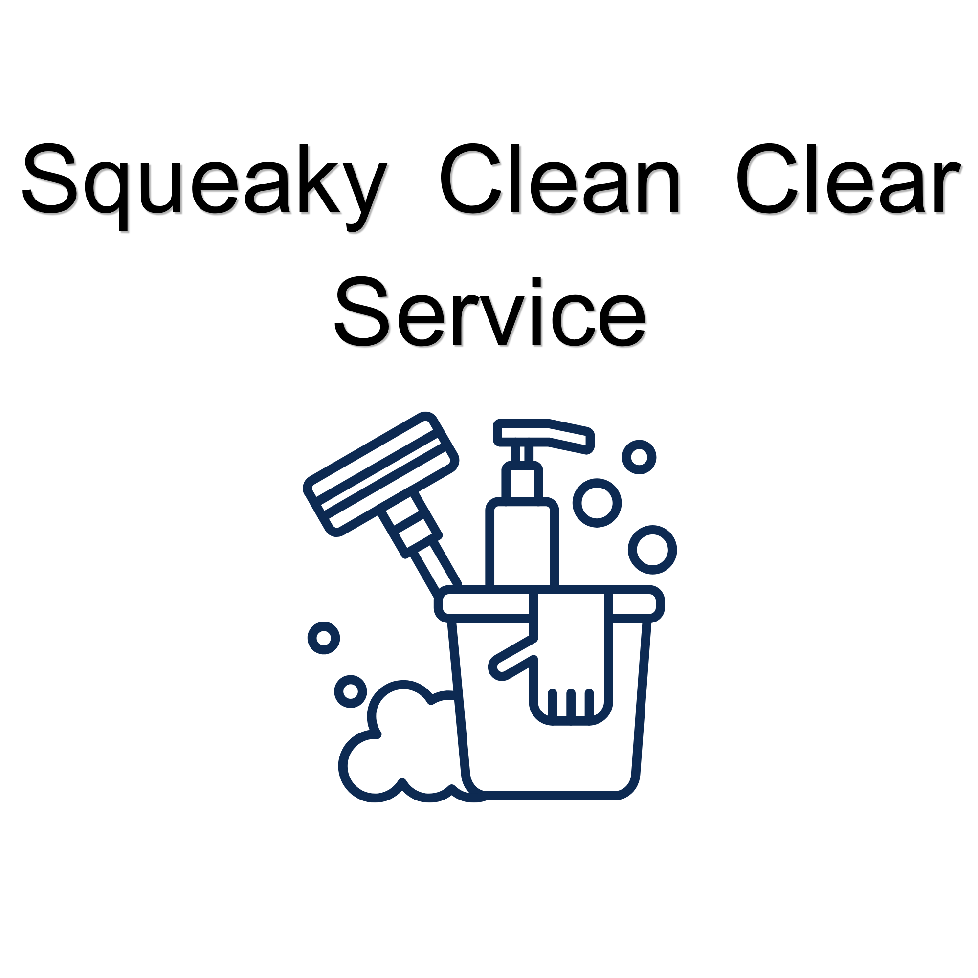 Squeaky Clean Clear Service logo